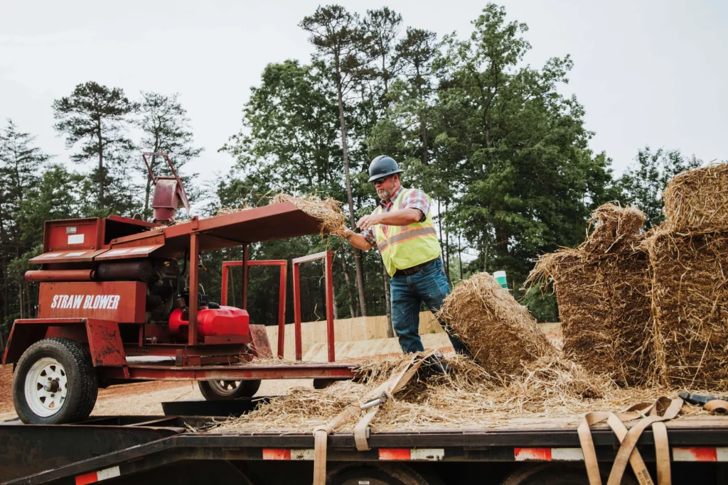 straw-blower